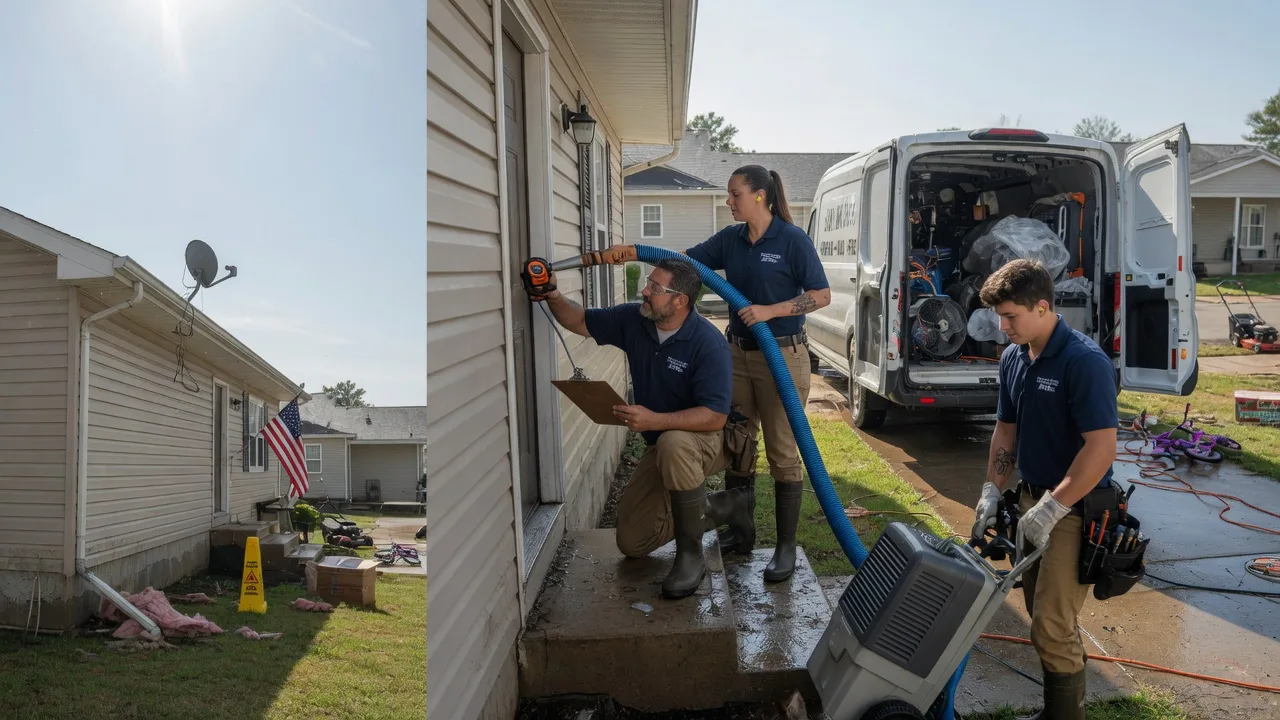 Ceiling Water Damage Restoration in Davenport, ND near me